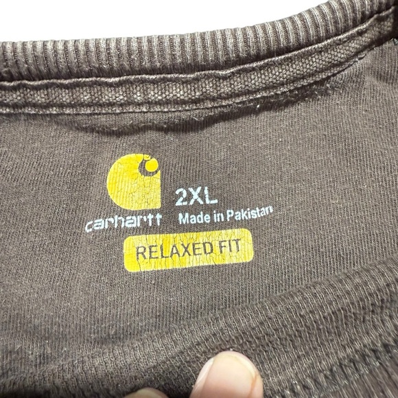 Carhartt Taupe Waffle Knit Top - Picture 4 of 14